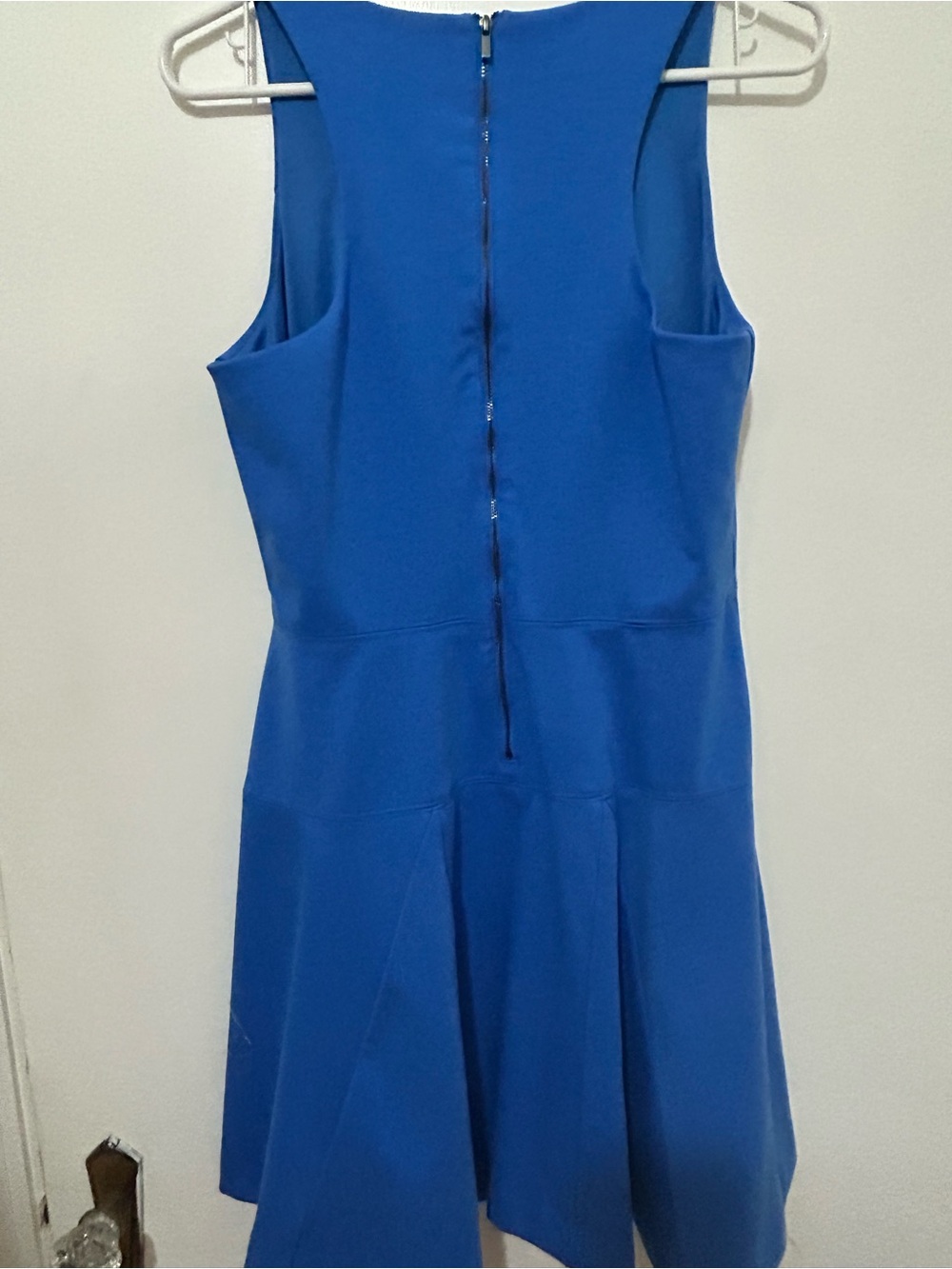 Banana Republic Blue Sleeveless Fit-and-Flare Dress